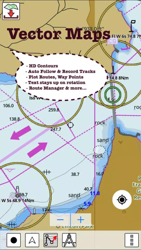 Capturas de tela do i-Boating:Belgium Marine Charts & Navigation Maps