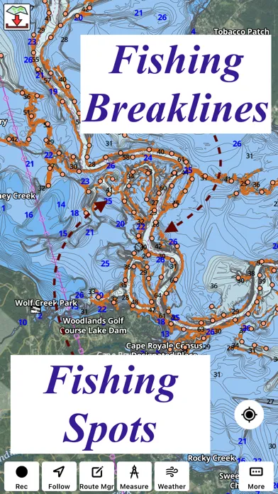 Fishing Points - Lake Maps應用截圖