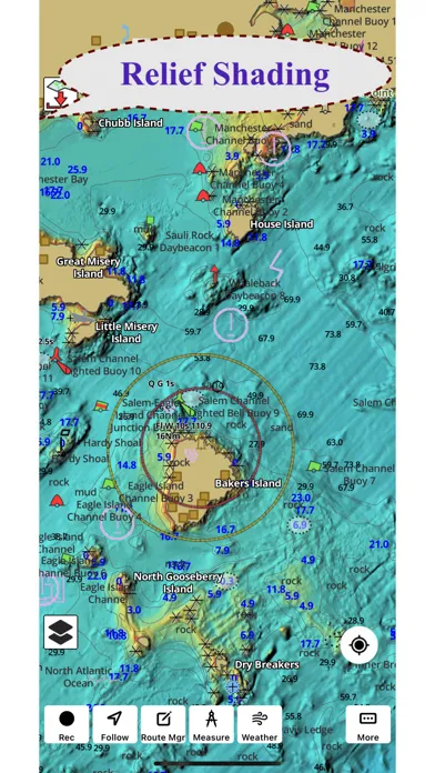 Fishing Points - Lake Maps應用截圖