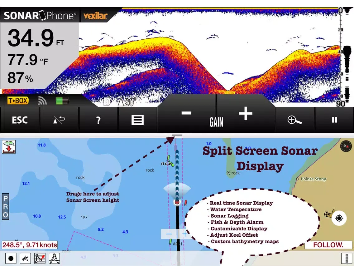 Capturas de pantalla de i-Boating: Russia rivers iPad 
