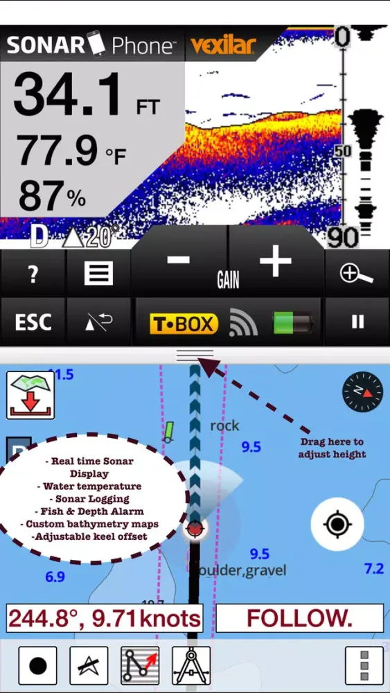 Capturas de pantalla de i-Boating: Russia rivers
