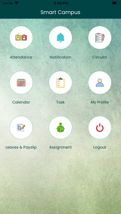 Capturas de tela do SREIS Smart Campus