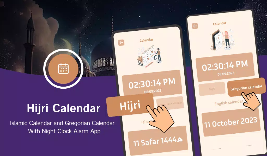 Simple Alarm Clock-Night Clock Screenshots