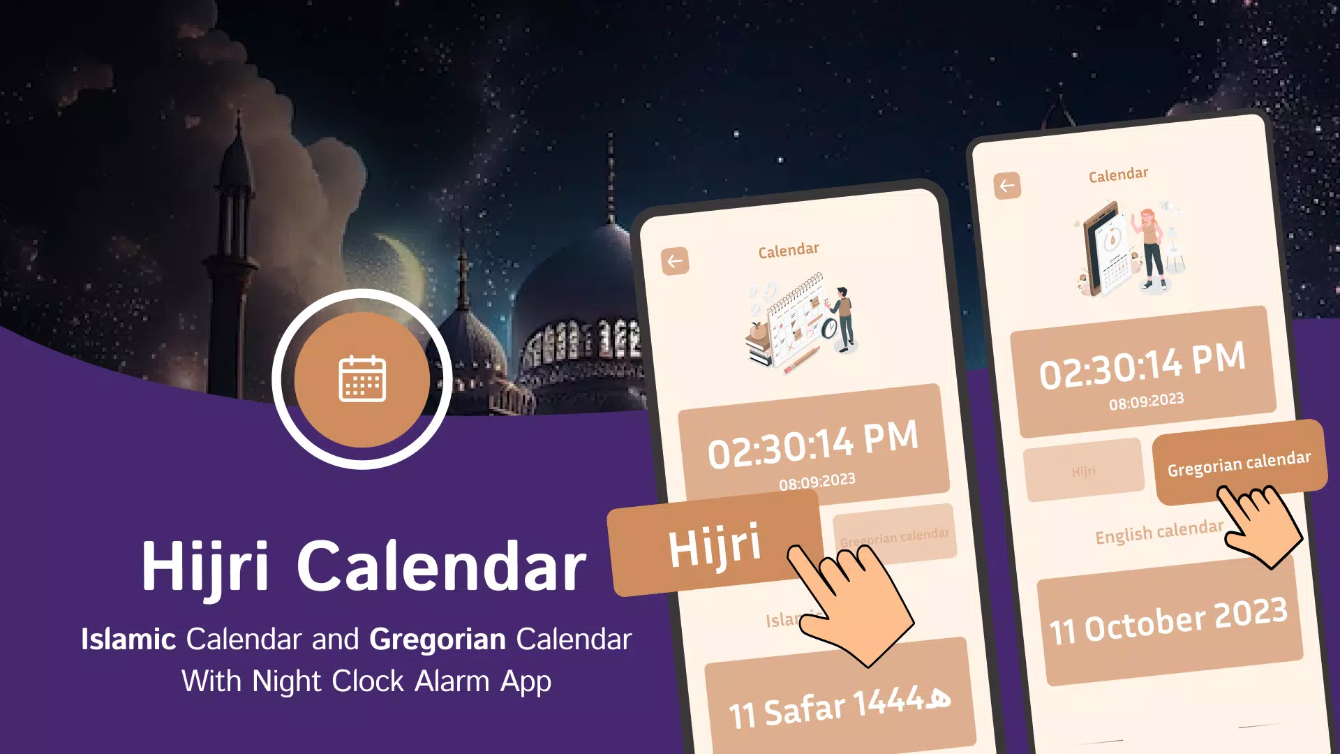 Simple Alarm Clock-Night Clock Screenshots