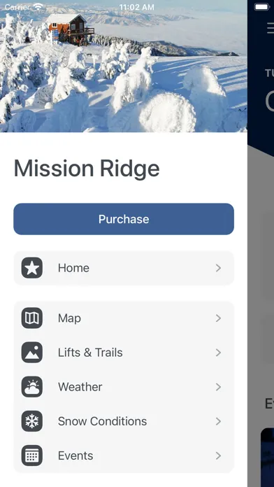 Capturas de tela do Mission Ridge App