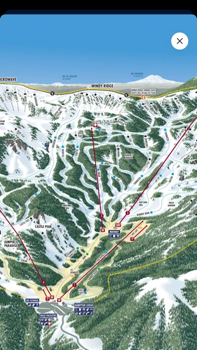 Capturas de tela do Mission Ridge App