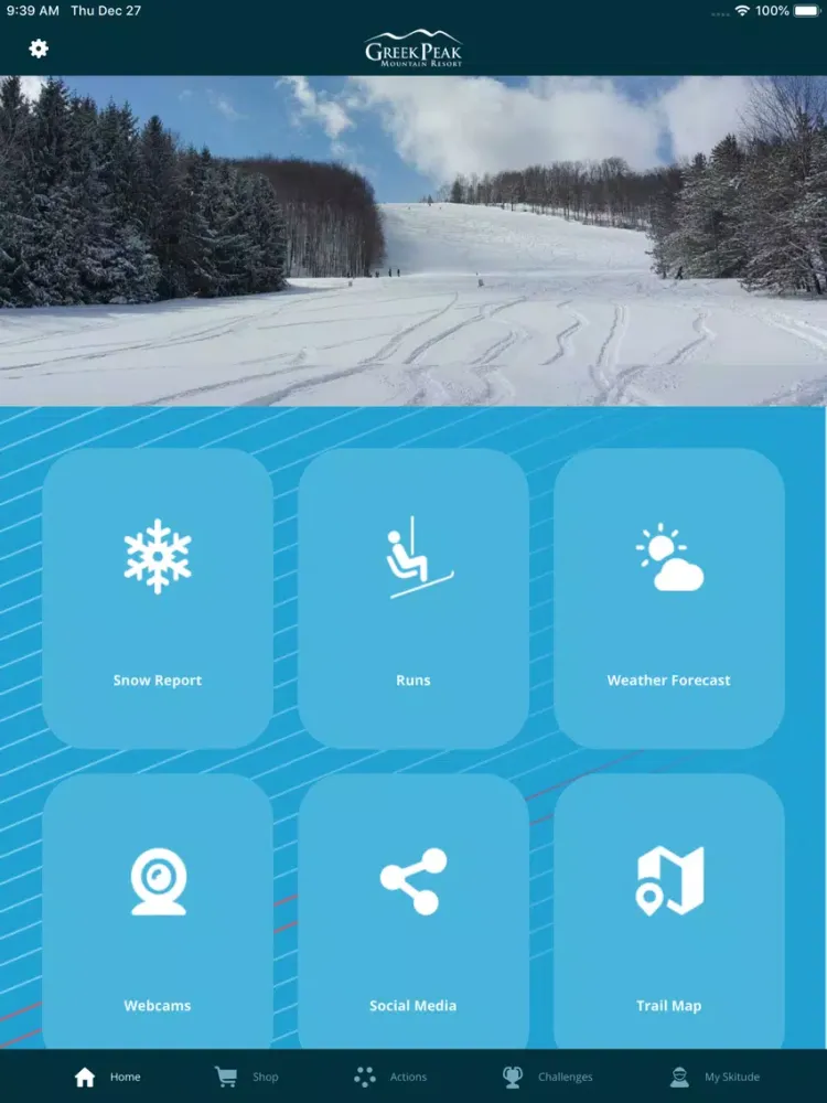 Tangkapan layar Greek Peak App iPad 