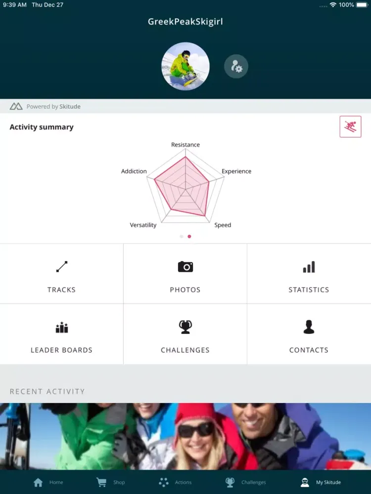 Tangkapan layar Greek Peak App iPad 