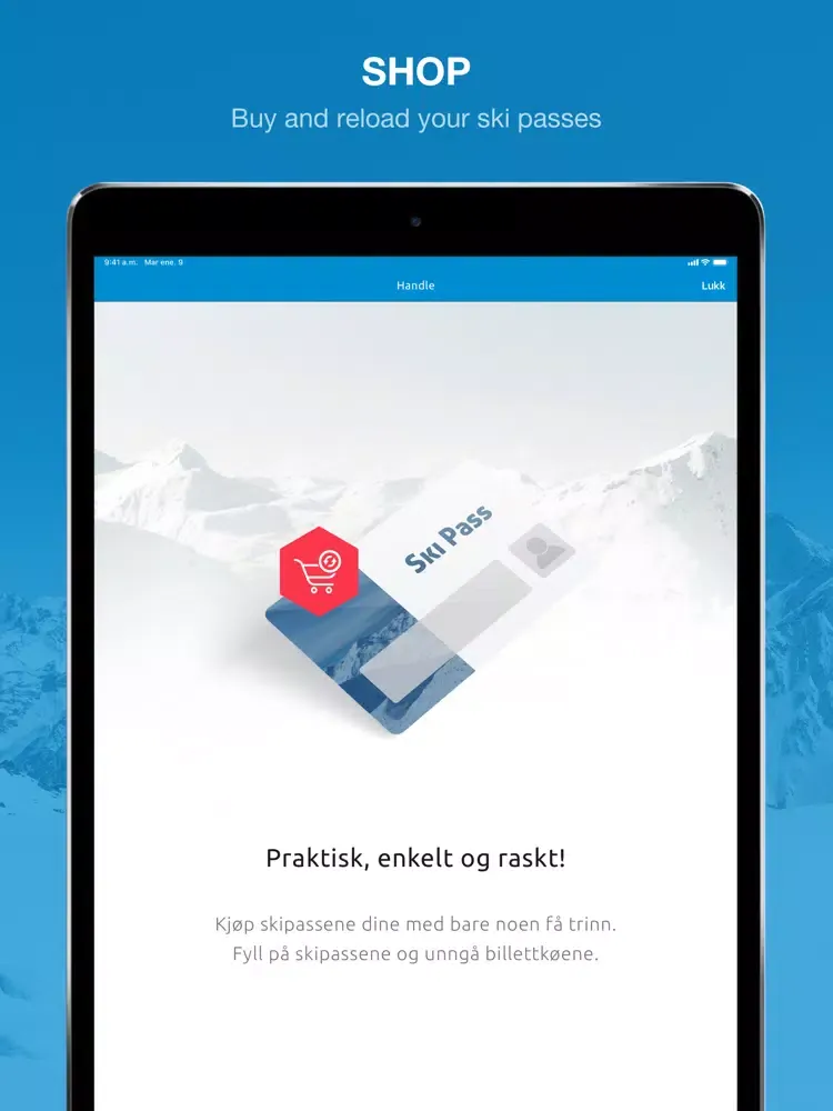 Tangkapan skrin Stranda iPad 