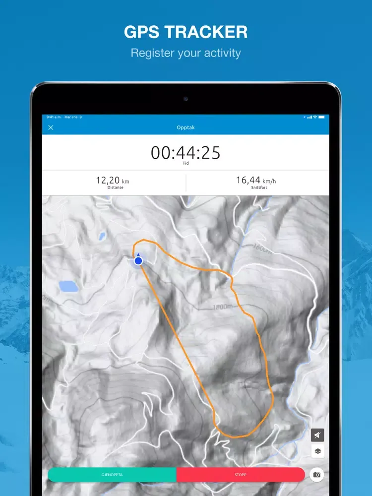 Tangkapan skrin Stranda iPad 