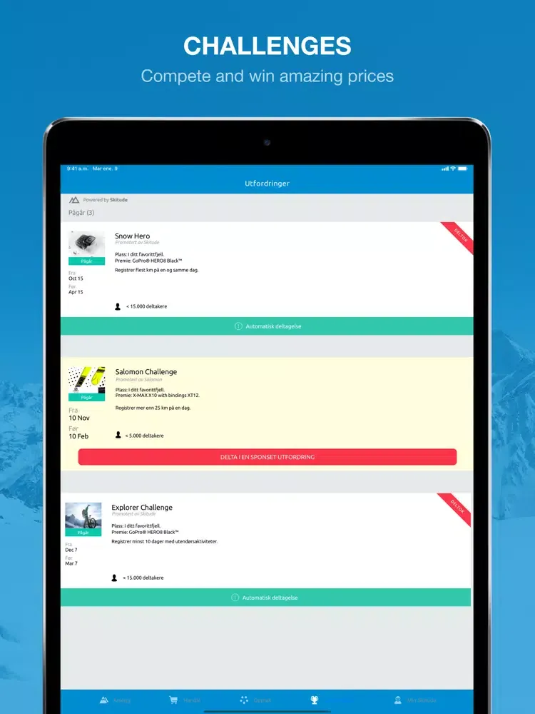 Tangkapan skrin Stranda iPad 