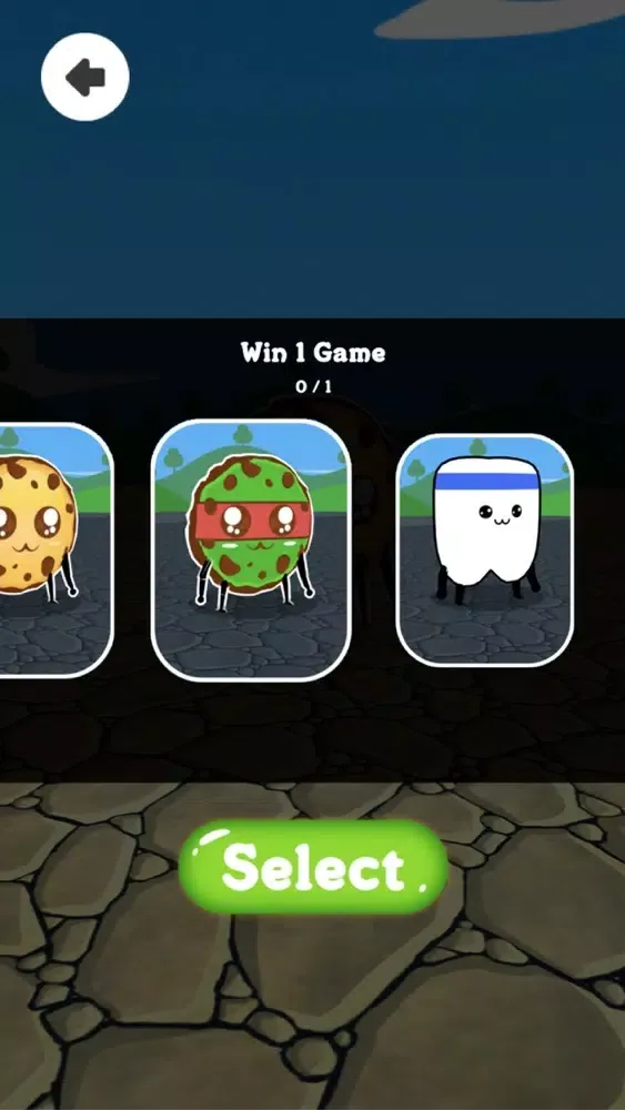 Ảnh chụp màn hình của Squichy cookie.io : cookie war
