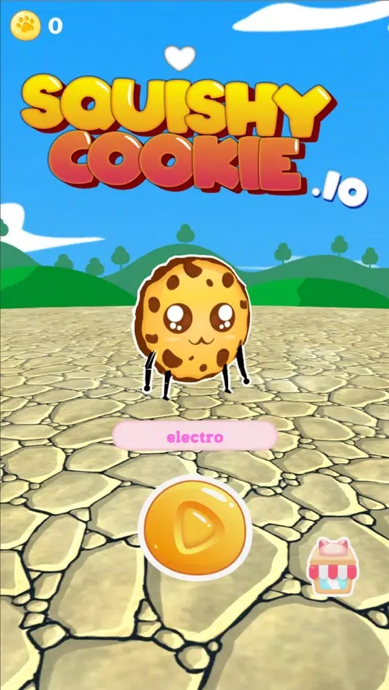 Ảnh chụp màn hình của Squichy cookie.io : cookie war