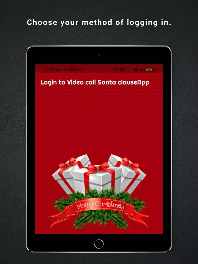 Tangkapan skrin Real Video Call Santa Claus iPad 