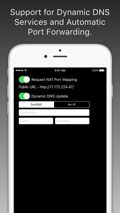 Tangkapan skrin ipCam - Mobile IP Camera