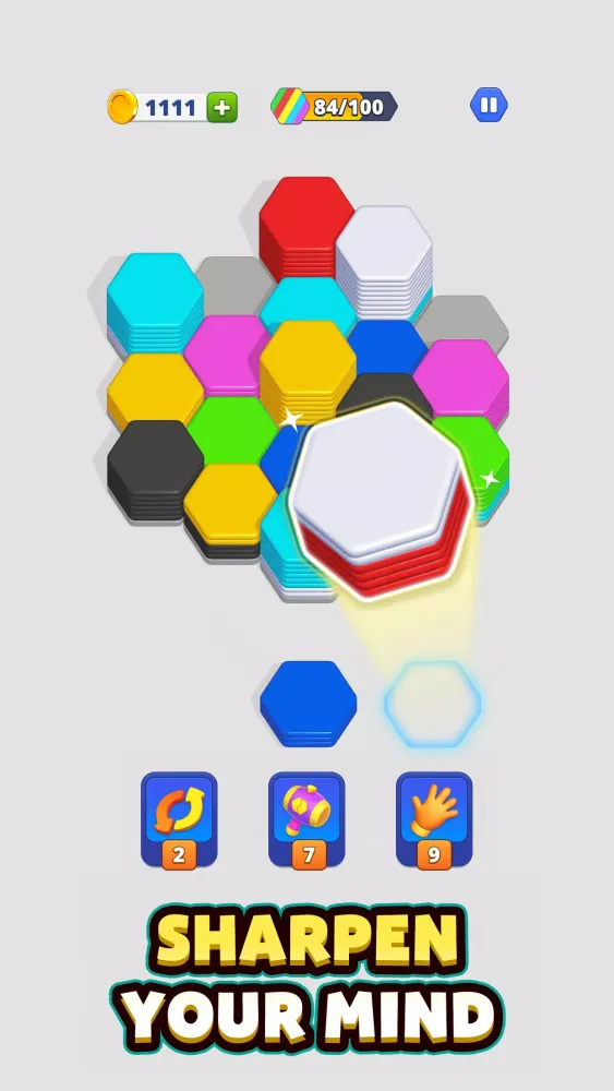 Screenshot di Hexa Stack