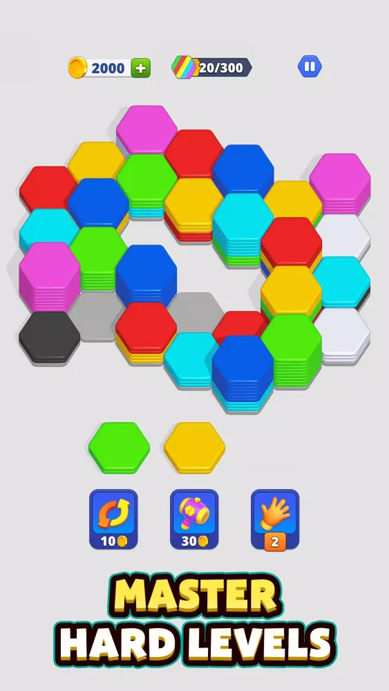 Screenshot di Hexa Stack