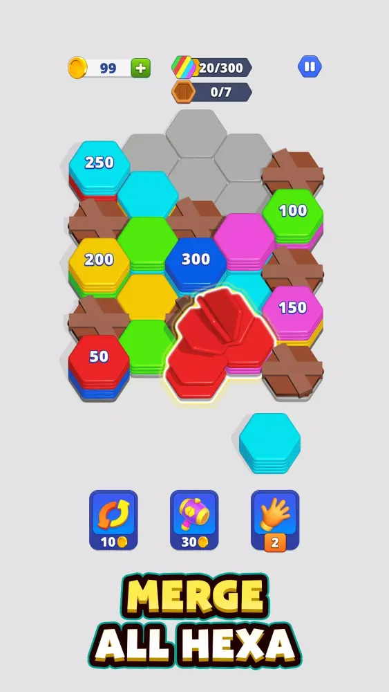 Screenshot di Hexa Stack