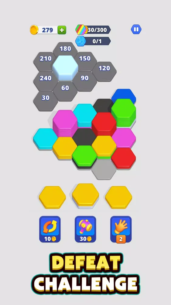 Screenshot di Hexa Stack