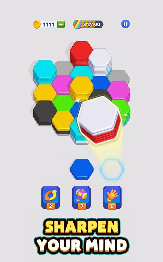 Screenshot di Hexa Stack