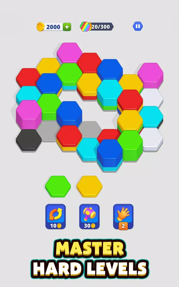 Screenshot di Hexa Stack