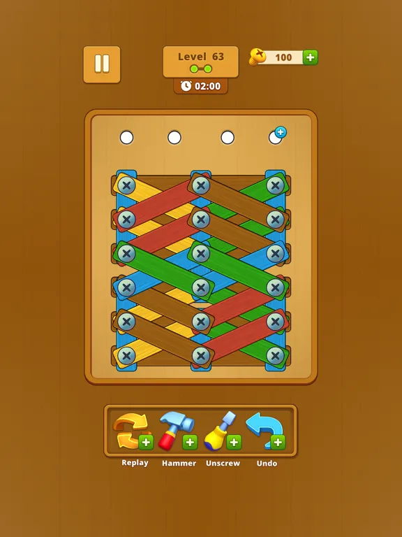 تصاویر Screw Wood Nuts: Bolts Puzzle iPad 