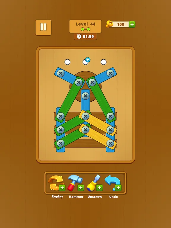 تصاویر Screw Wood Nuts: Bolts Puzzle iPad 