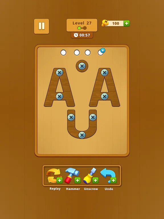 تصاویر Screw Wood Nuts: Bolts Puzzle iPad 