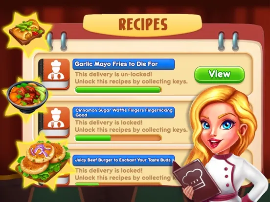 Cooking Food Chef Cooking Game iPad  Screenshots