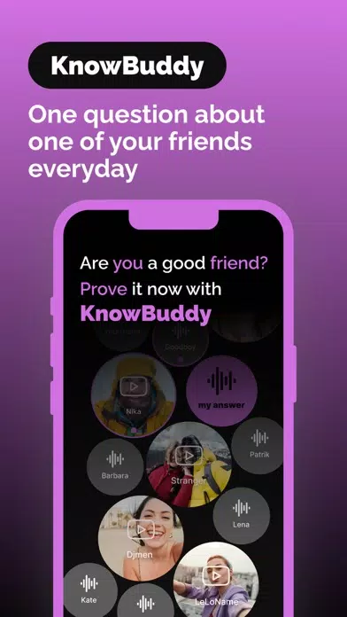 KnowBuddy: Friend Verification應用截圖