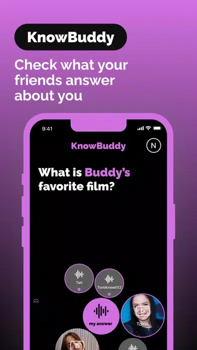 KnowBuddy: Friend Verification應用截圖