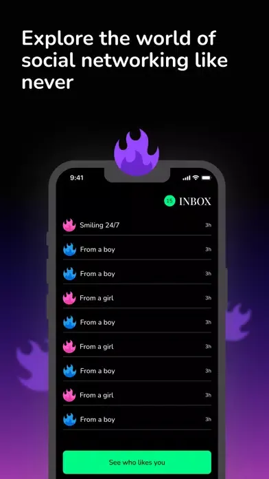 SLAY — see who likes you سکرین شاٹس