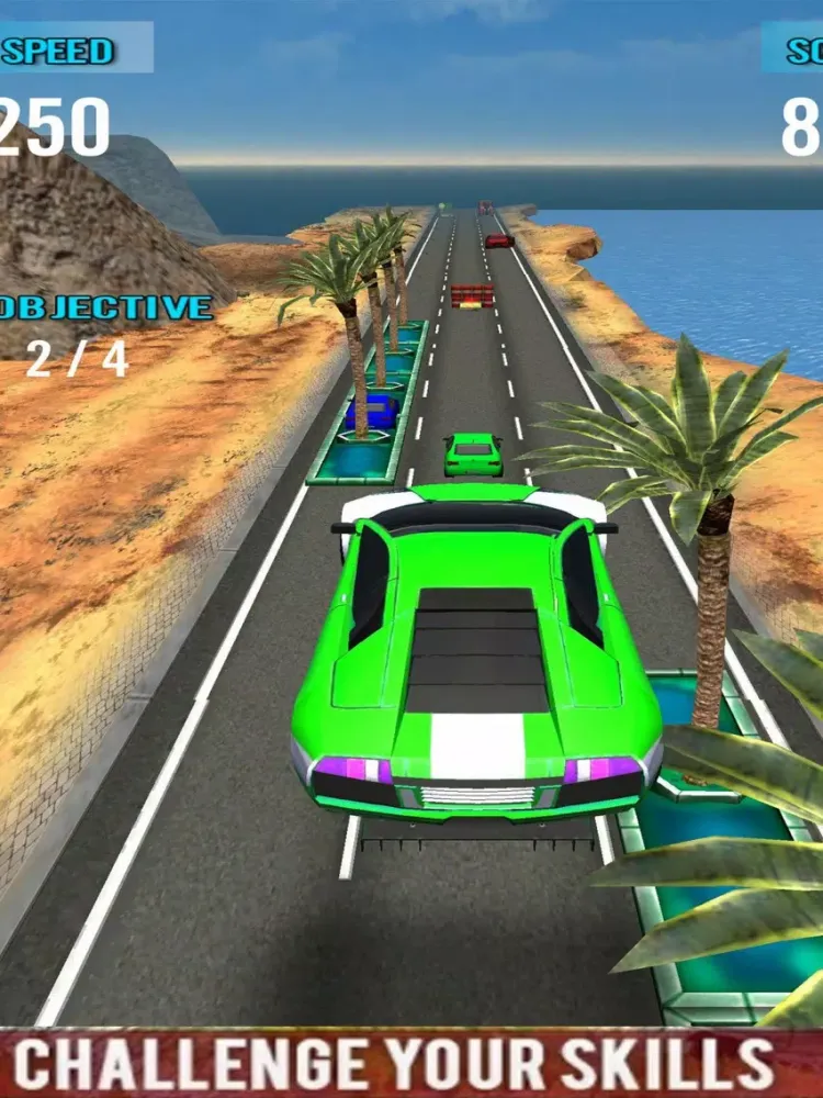تصاویر Crazy Speed Car Racing iPad 
