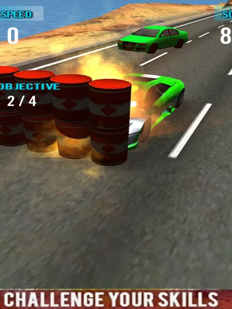 تصاویر Crazy Speed Car Racing iPad 