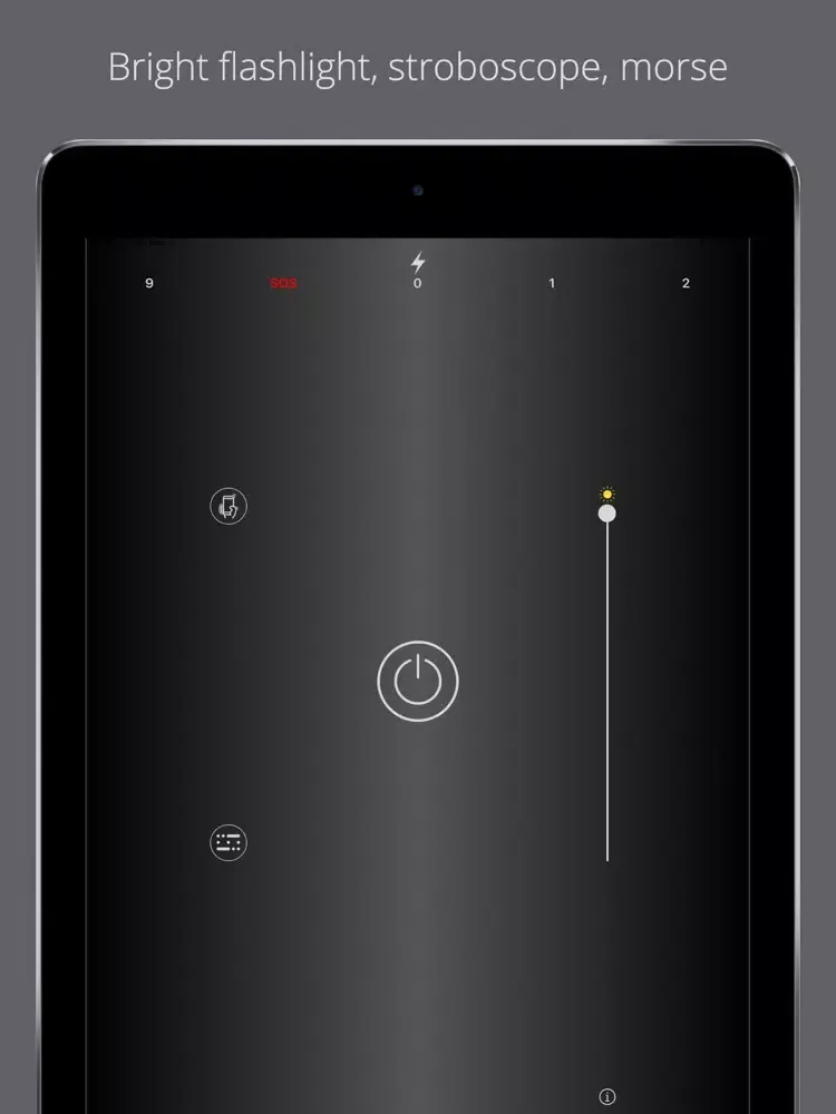 Tangkapan skrin Flashlight: smart and simple iPad 