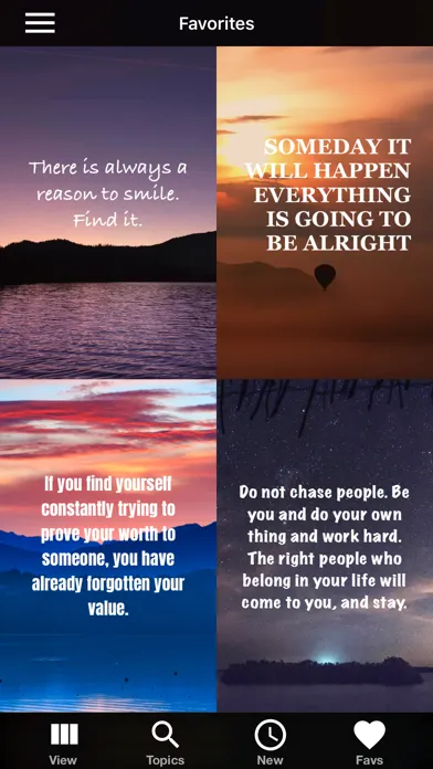 Zrzuty ekranu Quotes” Daily Inspiration