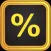 Tip Calculator % Gold