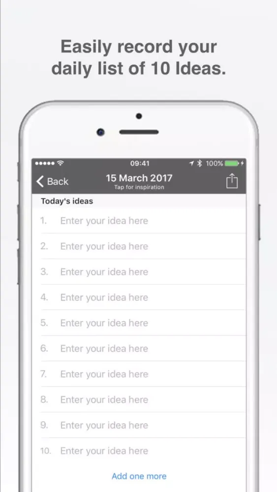 Capturas de tela do Ideas - Become an Idea Machine.
