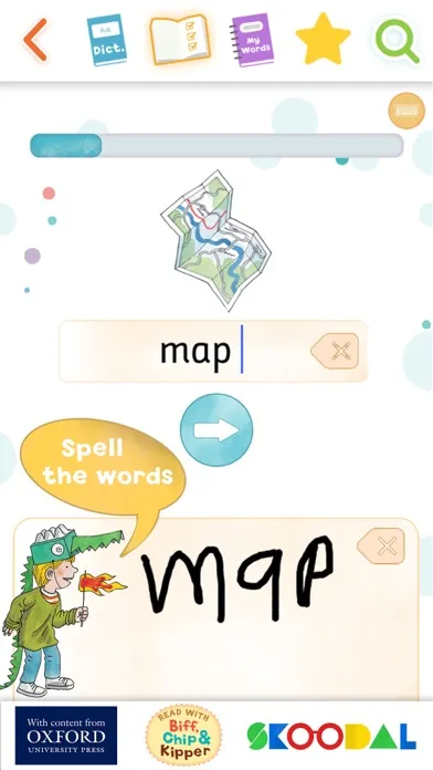 Zrzuty ekranu Phonics Spelling Dictionary