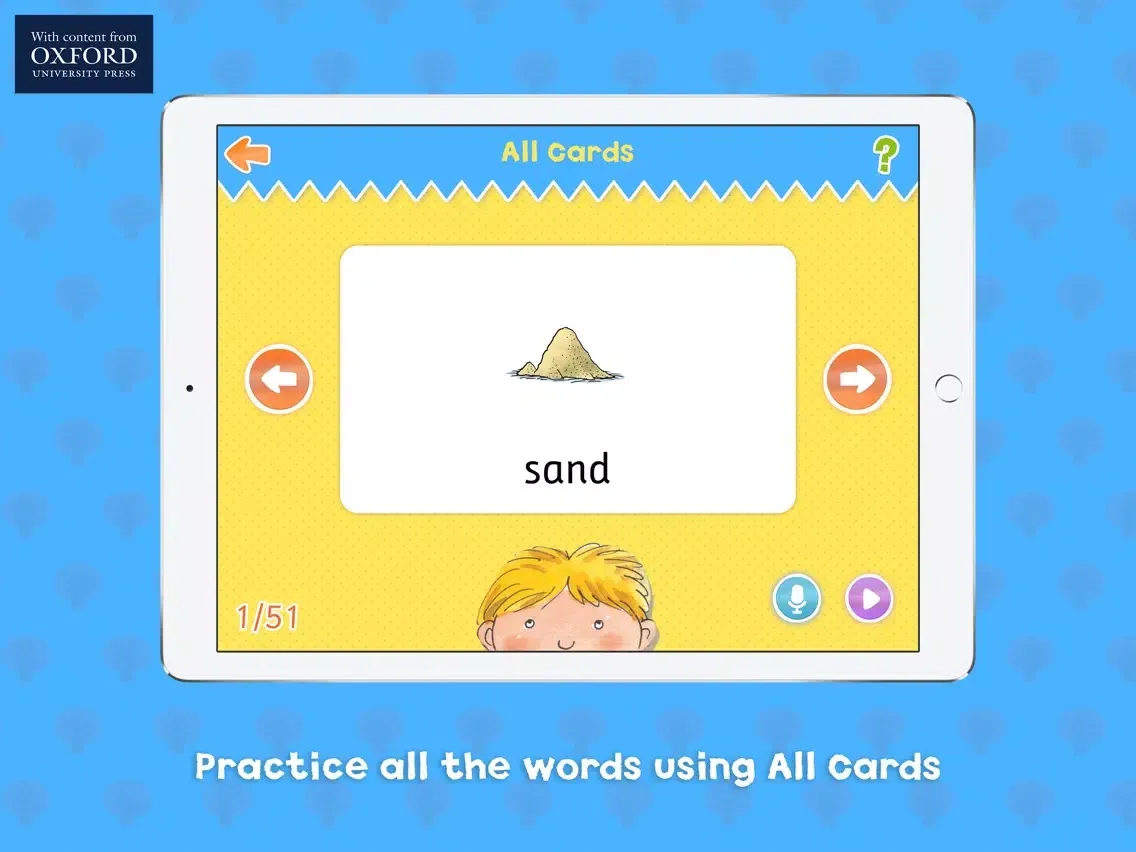 Say and Spell Flashcards iPad  Ekran Görüntüleri