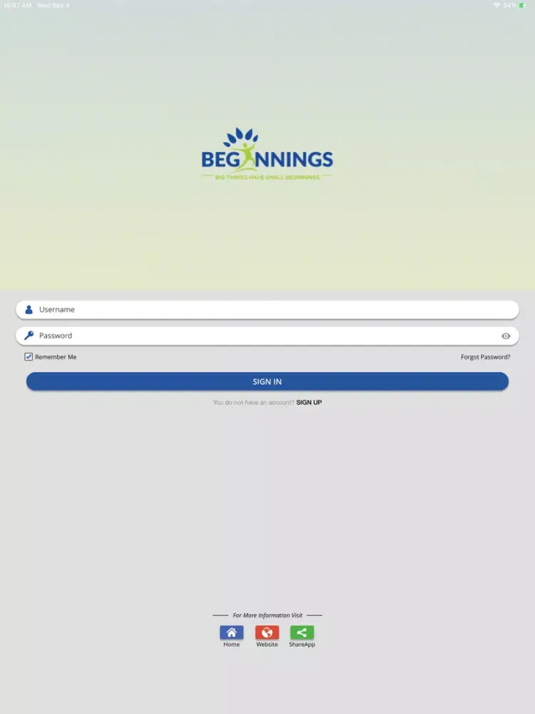 Beginnings iPad  Ekran Görüntüleri