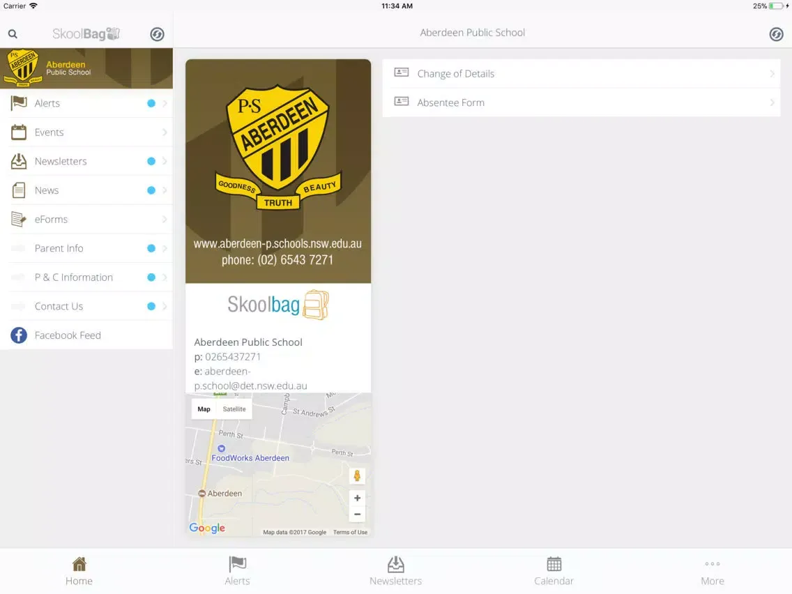 Aberdeen Public School iPad  سکرین شاٹس