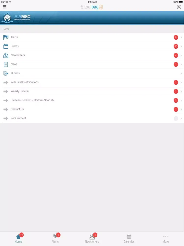 Australian International Academy Melbourne Senior Campus - Skoolbag iPad  স্ক্রিনশট