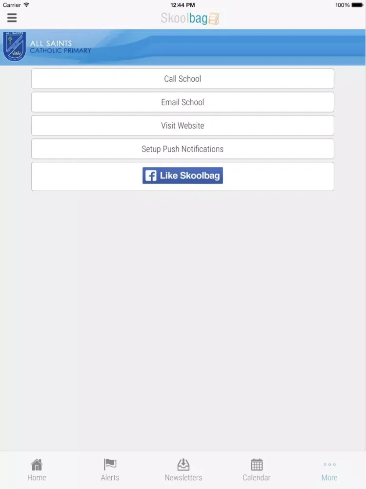 Zrzuty ekranu All Saints Catholic Primary School - Skoolbag iPad 