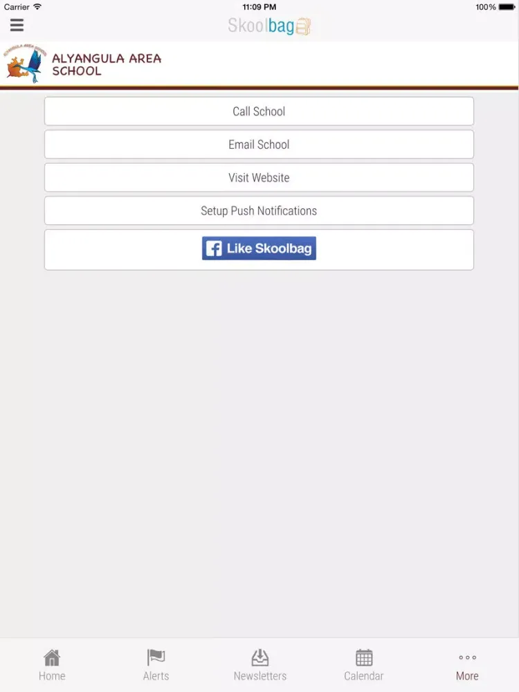 Zrzuty ekranu Alyangula Area School - Skoolbag iPad 