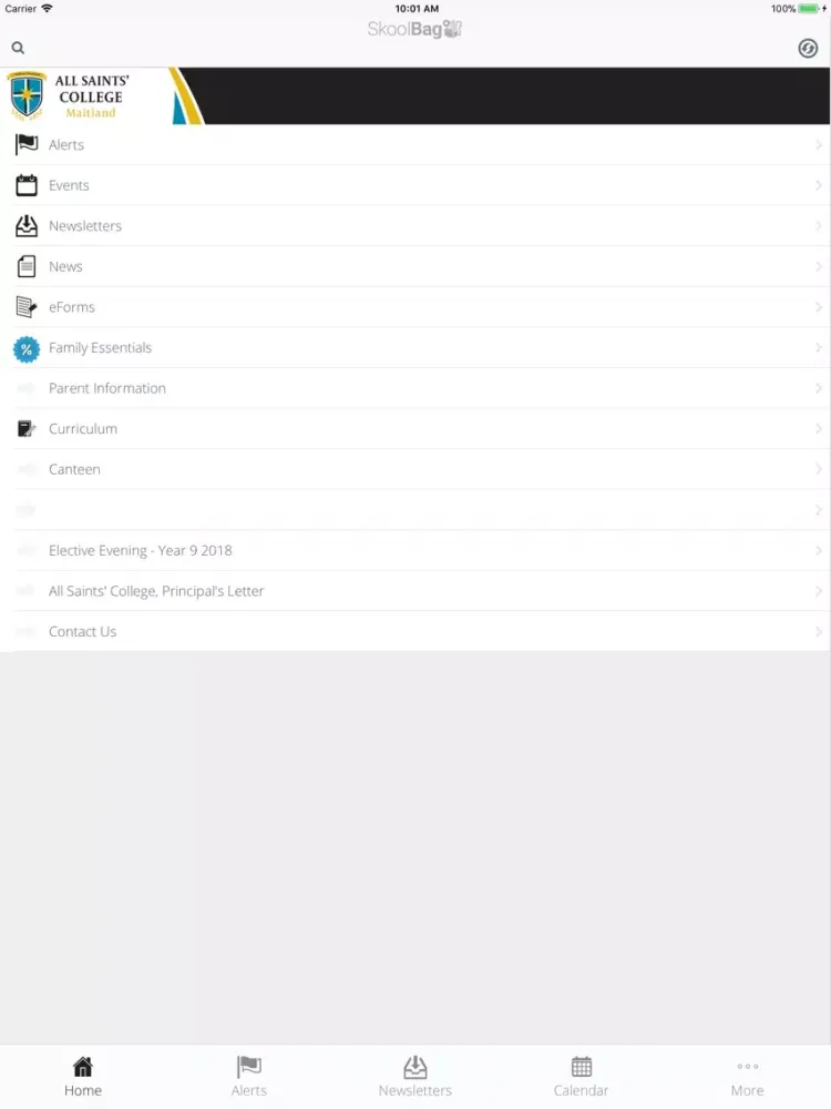 ภาพหน้าจอของ All Saints College St Peter's iPad 