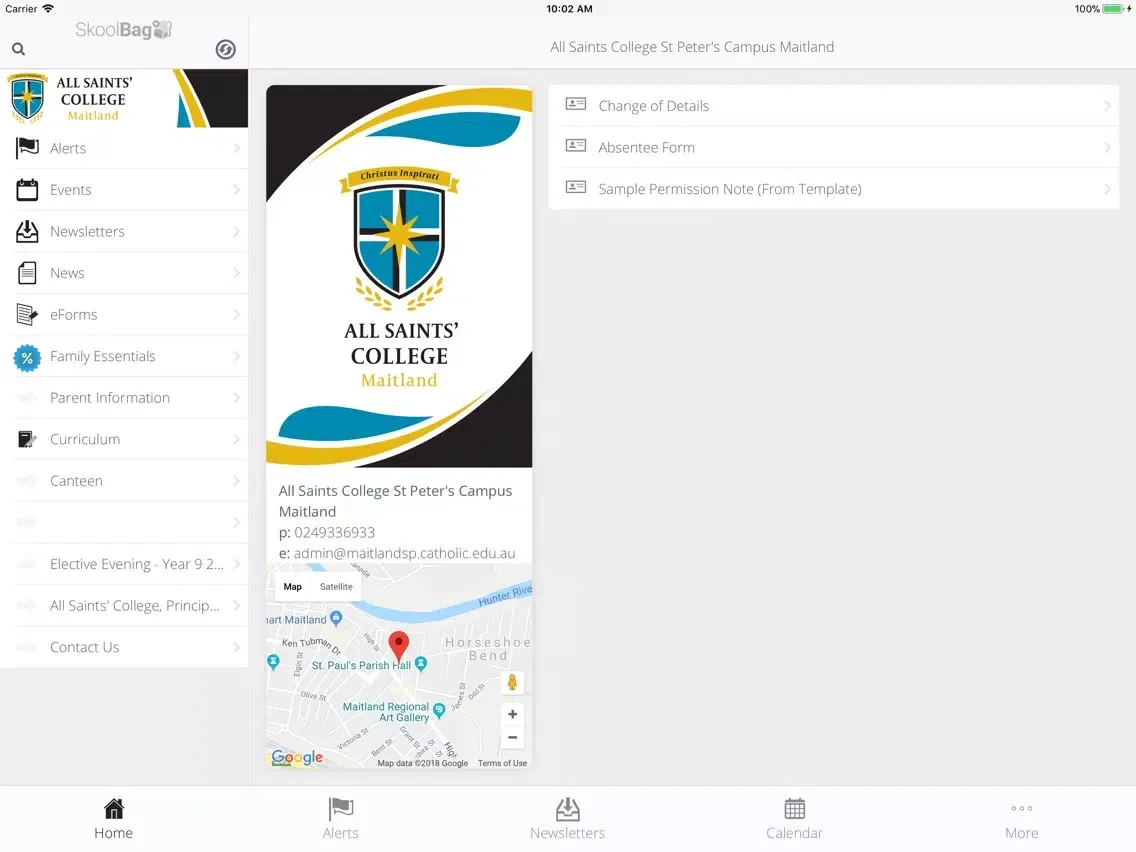 ภาพหน้าจอของ All Saints College St Peter's iPad 
