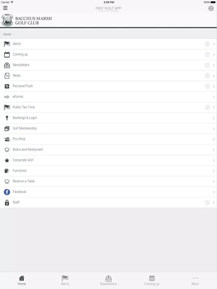Bacchus Marsh Golf Club iPad 應用截圖