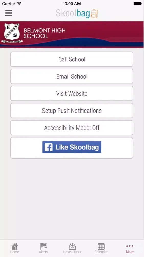 Belmont High School - Skoolbag سکرین شاٹس