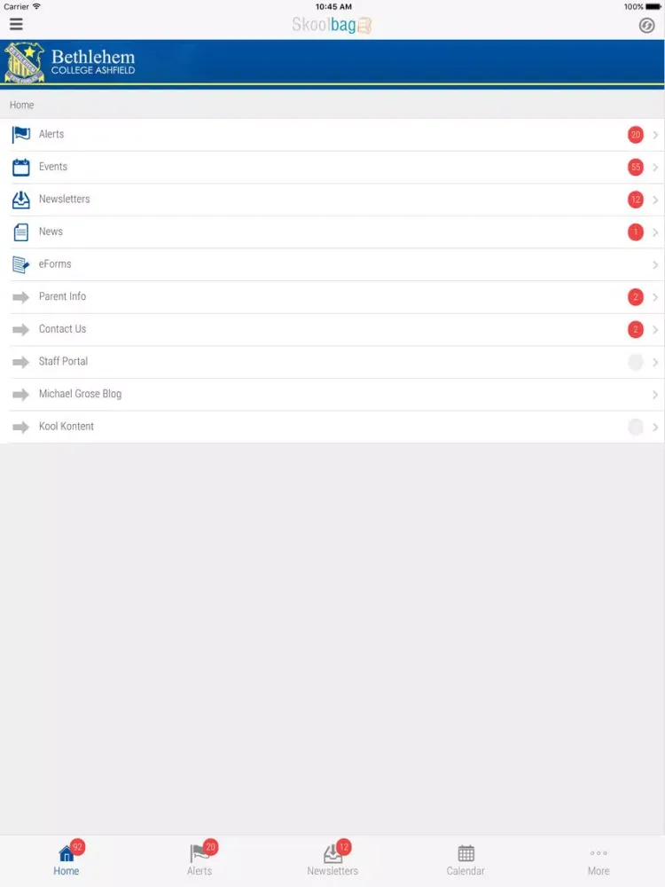 Bethlehem College Ashfield - Skoolbag iPad  স্ক্রিনশট